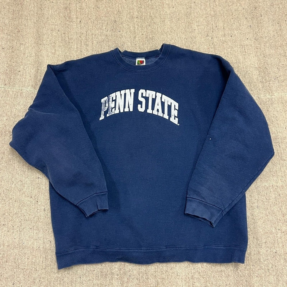Vintage Penn State University Sweatshirt Mens XXXL Blue 1990s USA